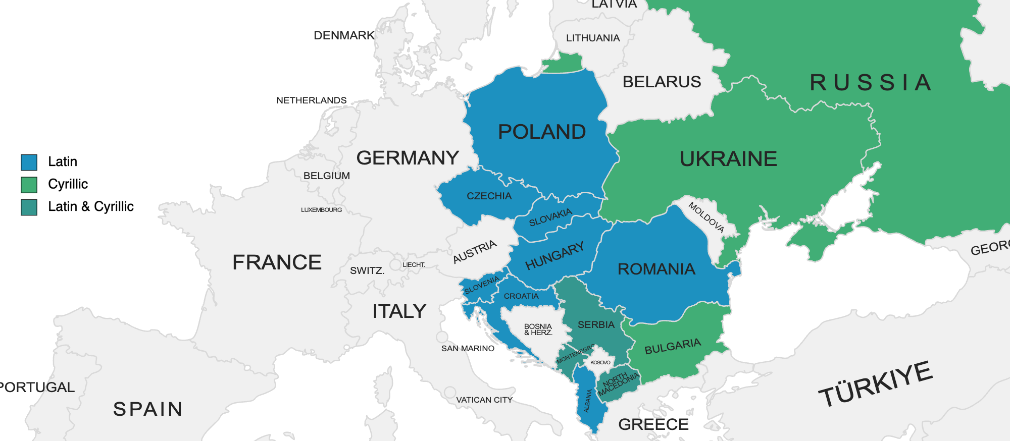 Country-guessing Eastern Europe
