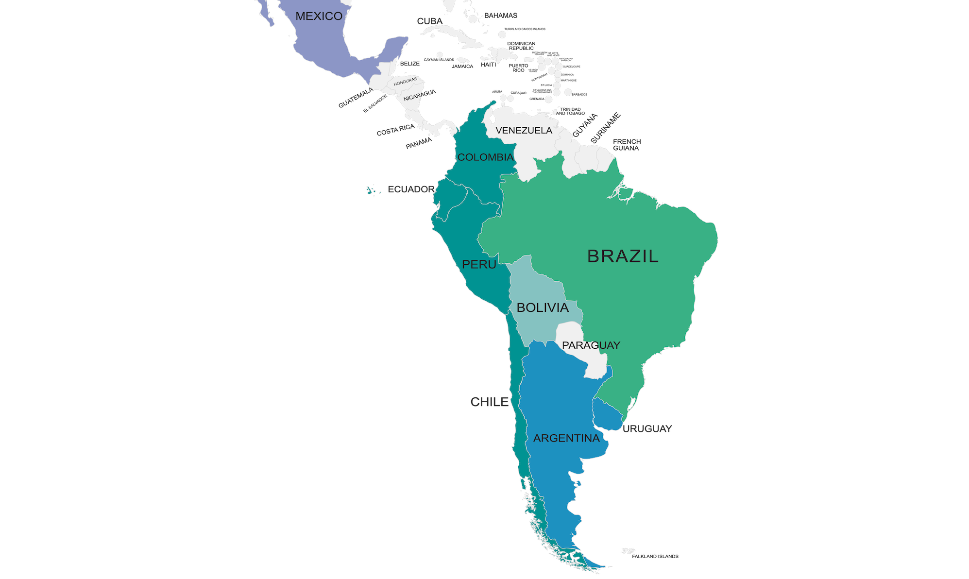 Country-guessing Latin America