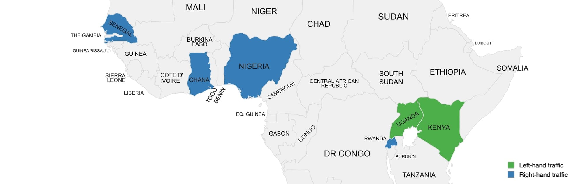 Country-guessing Central Africa