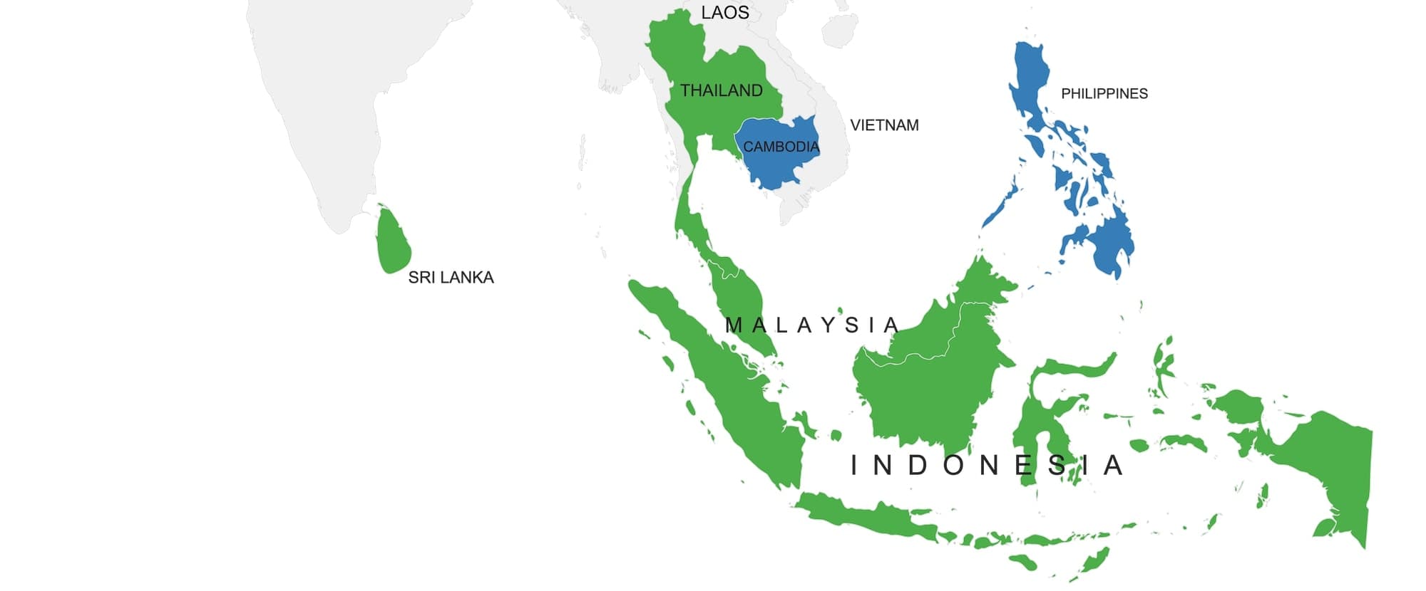 Country-guessing South-East Asia